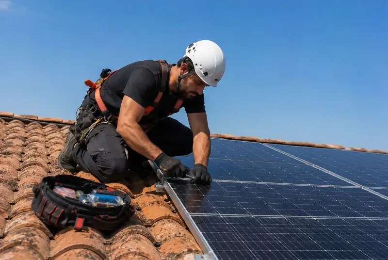 Maintenance et monitoring de panneaux solaires à Aussonne